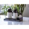 Service Ideas Modular Airpot Rack for 2 Airpots with Condiment Tray, Plastic, Black APD2BL - alternate 7